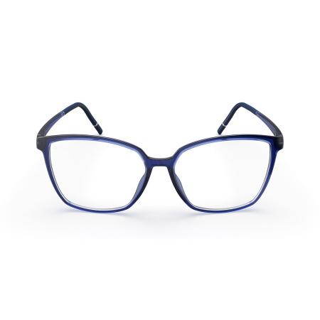 Silhouette Doorzichtig Sky Fullrim 1621/75 4510 Blauw Dames Bril