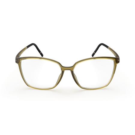 Silhouette Doorzichtig Sky Fullrim 1621/75 5530 Groen Dames Bril