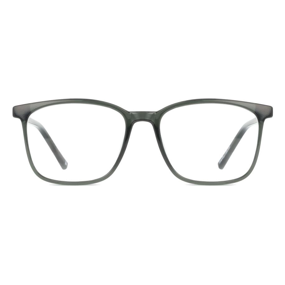 Heren Vierkant Volledige rand Plastic Grijs Bril - Anti-Blauwlichtglazen - SmartBuy Collection