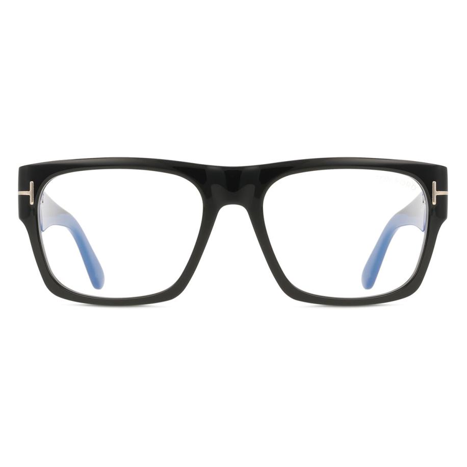 Tom Ford FT6035-B 1 Blauw-Light Block Zwart Heren Bril