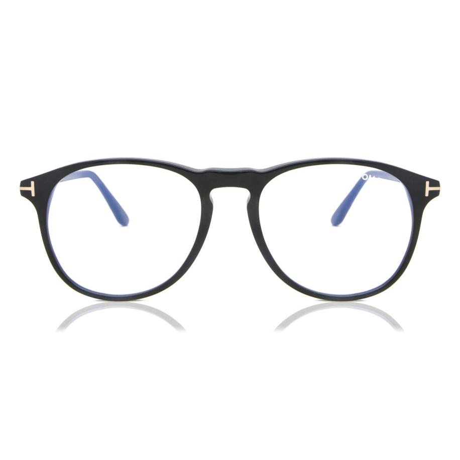 Tom Ford FT5805-B 1 Blauw-Light Block Zwart Heren Bril