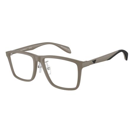 Emporio Armani EA3230F Aziatische pasvorm 5437 Bruin Heren Bril