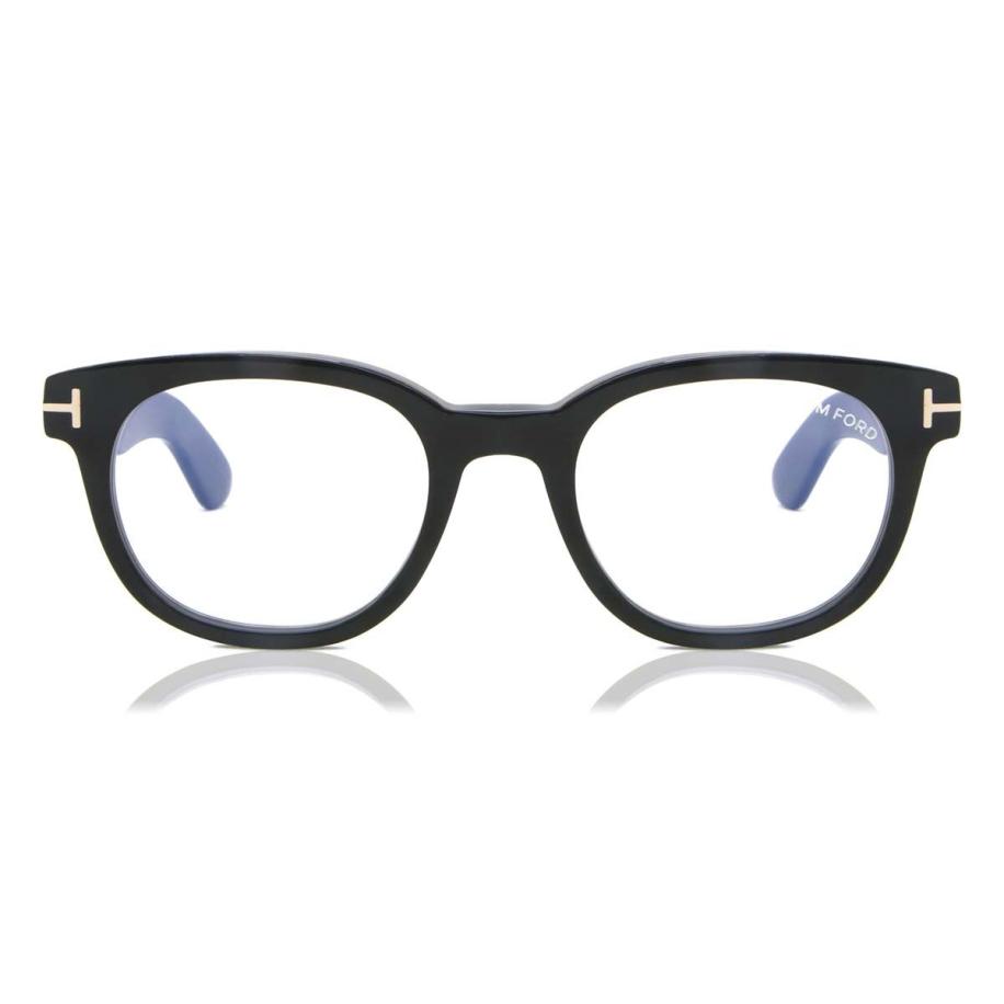 Tom Ford FT5807-B Blauw-Light Block 1 Zwart Heren Bril
