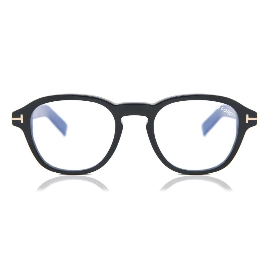 Tom Ford FT5821-B 1 Blauw-Light Block Zwart Heren Bril