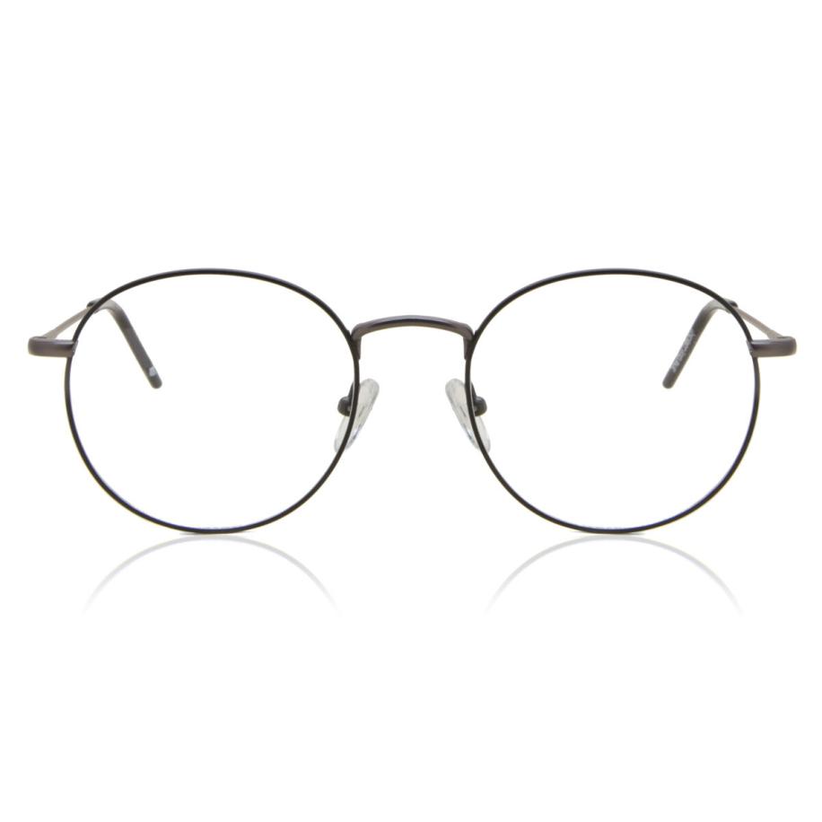 Heren Rond Volledige rand Metaal Zwart Bril - Anti-Blauwlichtglazen - SmartBuy Collection