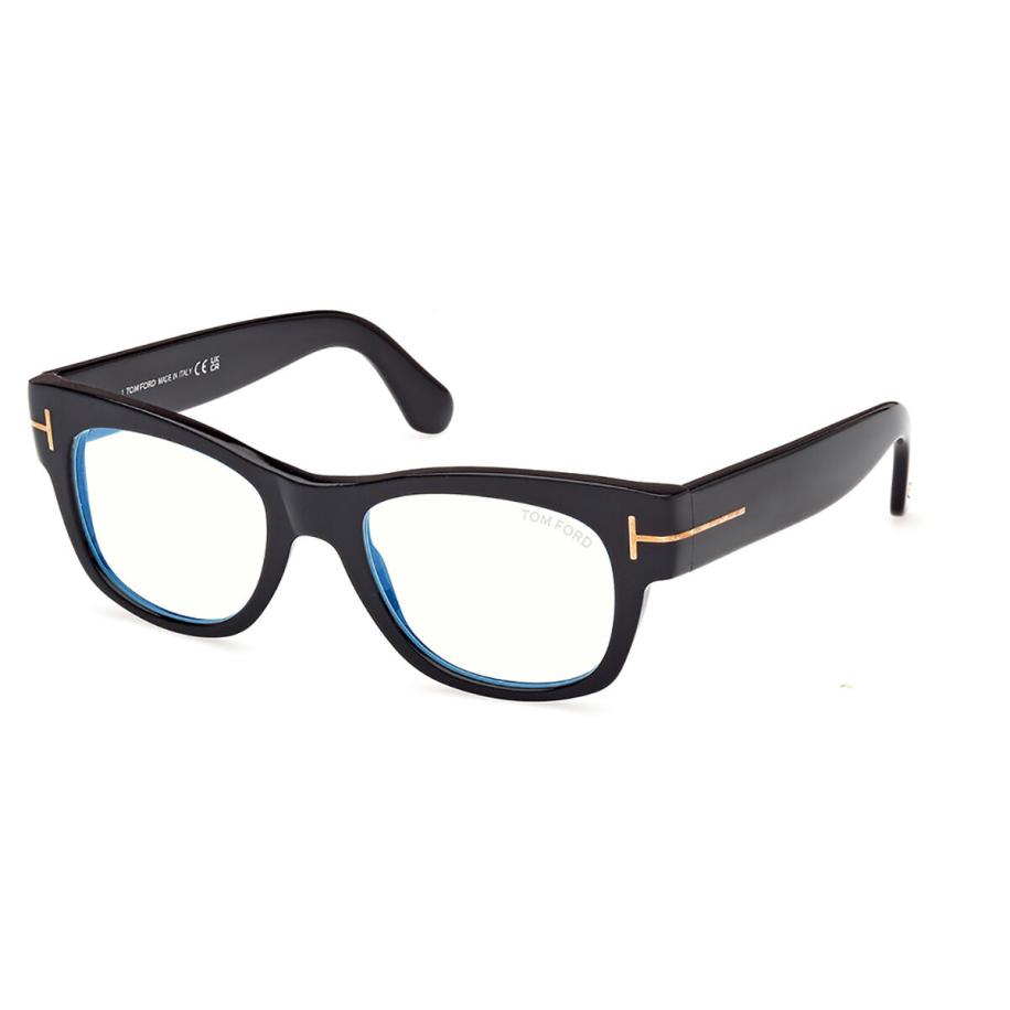 Tom Ford FT5040-B 1 Blauw-Light Block Zwart Heren Bril