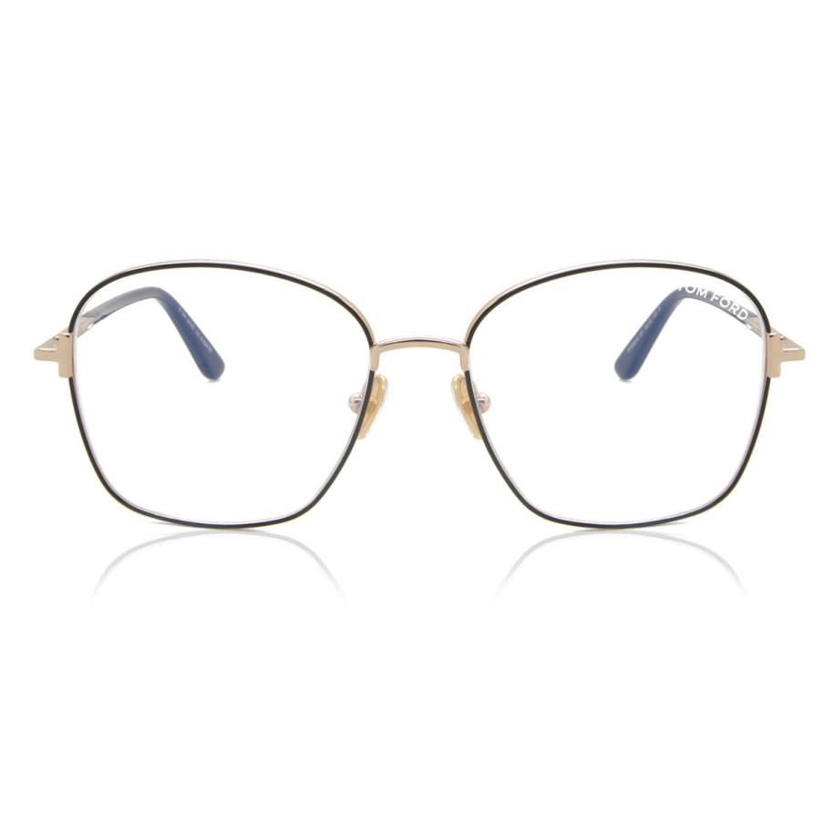 Tom Ford FT5685-B 1 Blauw-Light Block Zwart Dames Bril