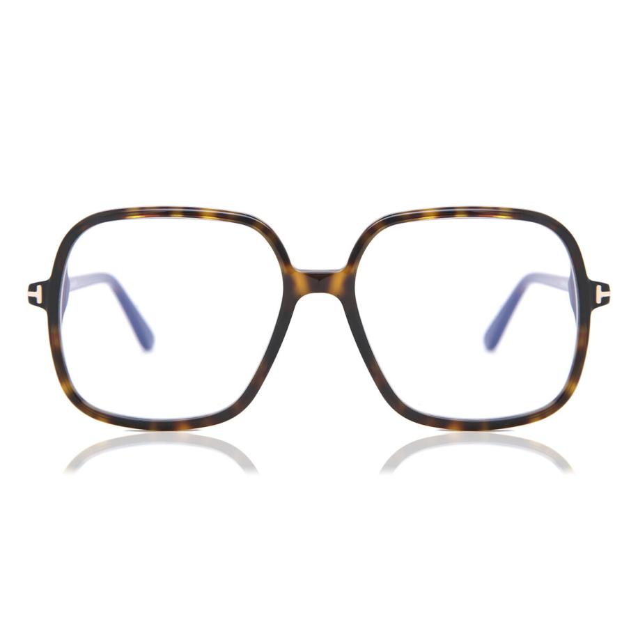 Tom Ford FT5764-B 52 Blauw-Light Block Tortoiseshell Dames Bril