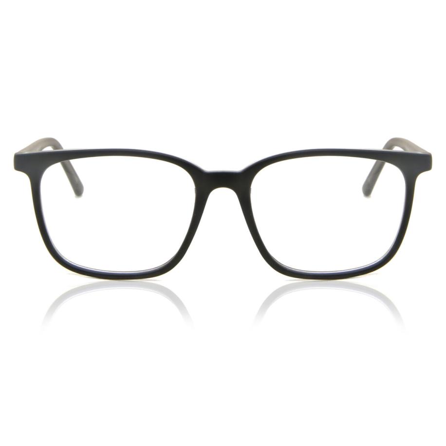 Heren Ovaal Volledige rand Plastic Grijs Bril - Anti-Blauwlichtglazen - SmartBuy Collection
