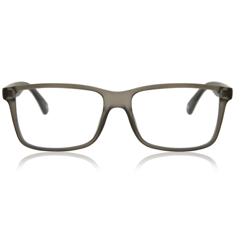 Heren Vierkant Volledige rand Plastic Grijs Bril - Anti-Blauwlichtglazen - SmartBuy Collection