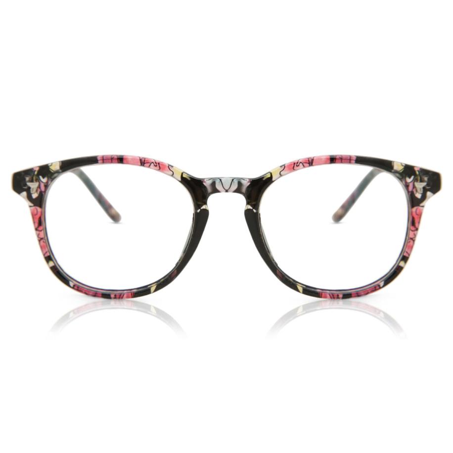Dames Vierkant Volledige rand Plastic Bruin Bril - Anti-Blauwlichtglazen - SmartBuy Collection