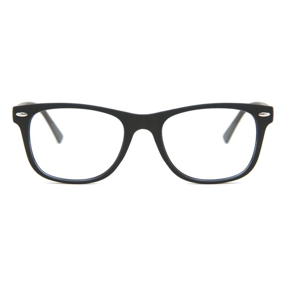 Heren Vierkant Volledige rand Plastic Zwart Bril - Anti-Blauwlichtglazen - SmartBuy Collection