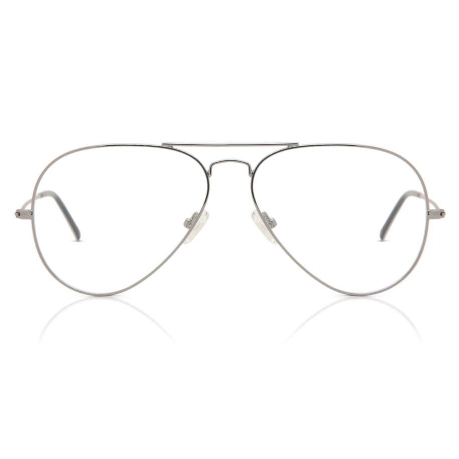 Heren Piloot Volledige rand Metaal Gunmetal Bril - Anti-Blauwlichtglazen - SmartBuy Collection