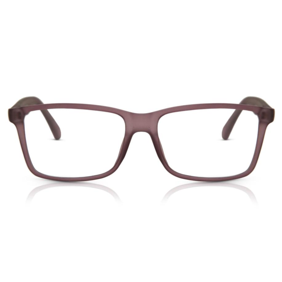 Heren Vierkant Volledige rand Plastic Bordeaux Bril - Anti-Blauwlichtglazen - SmartBuy Collection