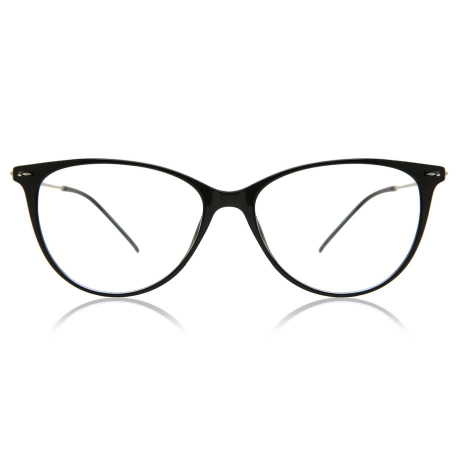 Dames Cat-eye Volledige rand Plastic Zwart Bril - Anti-Blauwlichtglazen - SmartBuy Collection