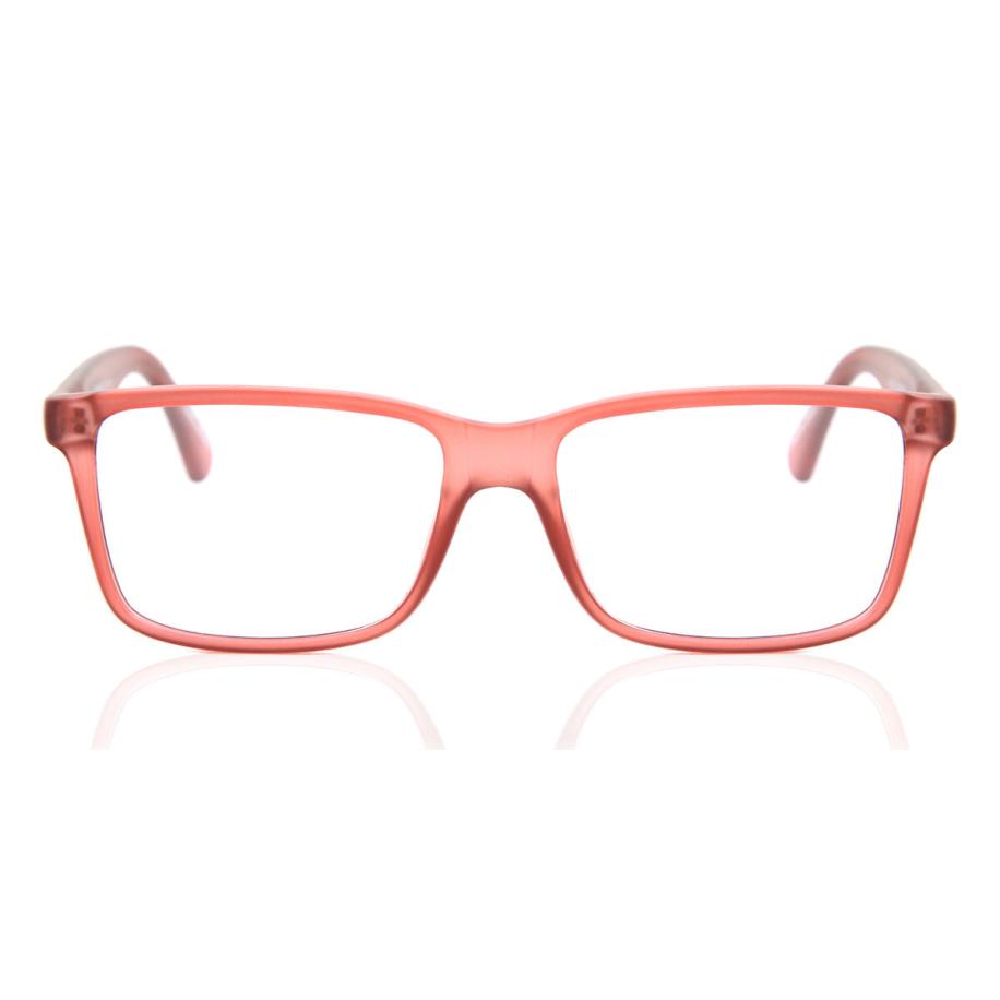 Heren Vierkant Volledige rand Plastic Bordeaux Bril - Anti-Blauwlichtglazen - SmartBuy Collection