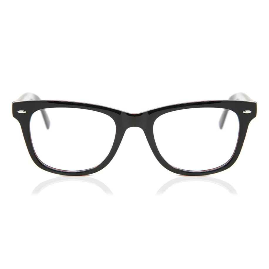 Heren Vierkant Volledige rand Plastic Bruin Bril - Anti-Blauwlichtglazen - SmartBuy Collection
