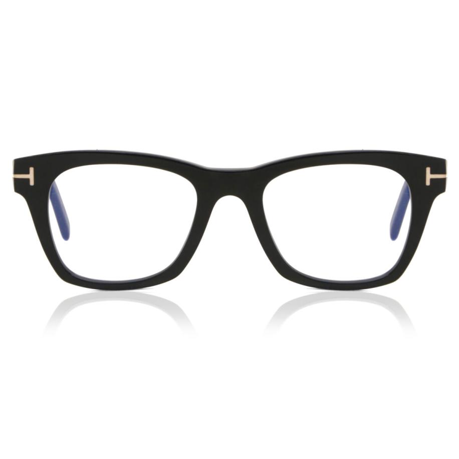 Tom Ford FT5886-B 1 Blauw-Light Block Zwart Heren Bril