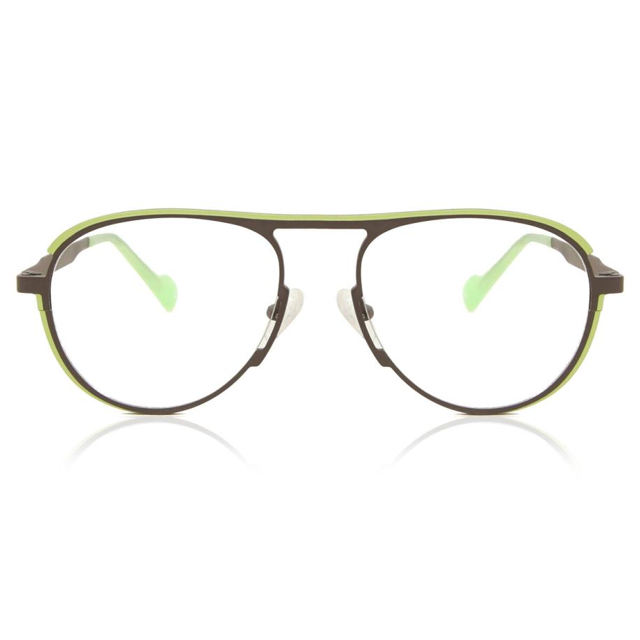 Dames Ovaal Volledige rand Metaal Bruin Bril - Anti-Blauwlichtglazen - Arise Collective