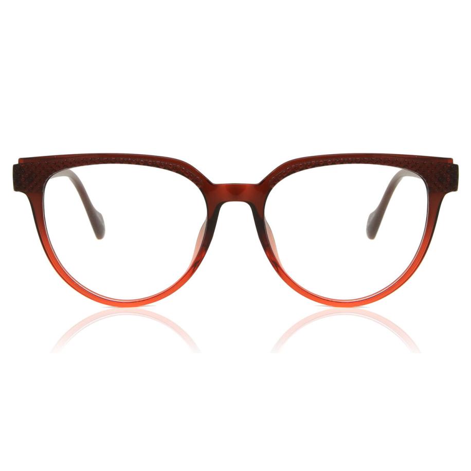 Dames Cat-eye Volledige rand Plastic Bruin Bril - Anti-Blauwlichtglazen - Arise Collective