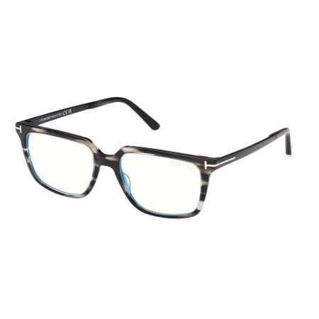 Tom Ford FT6039-B 056 Blauw-Light Block Tortoiseshell Heren Bril