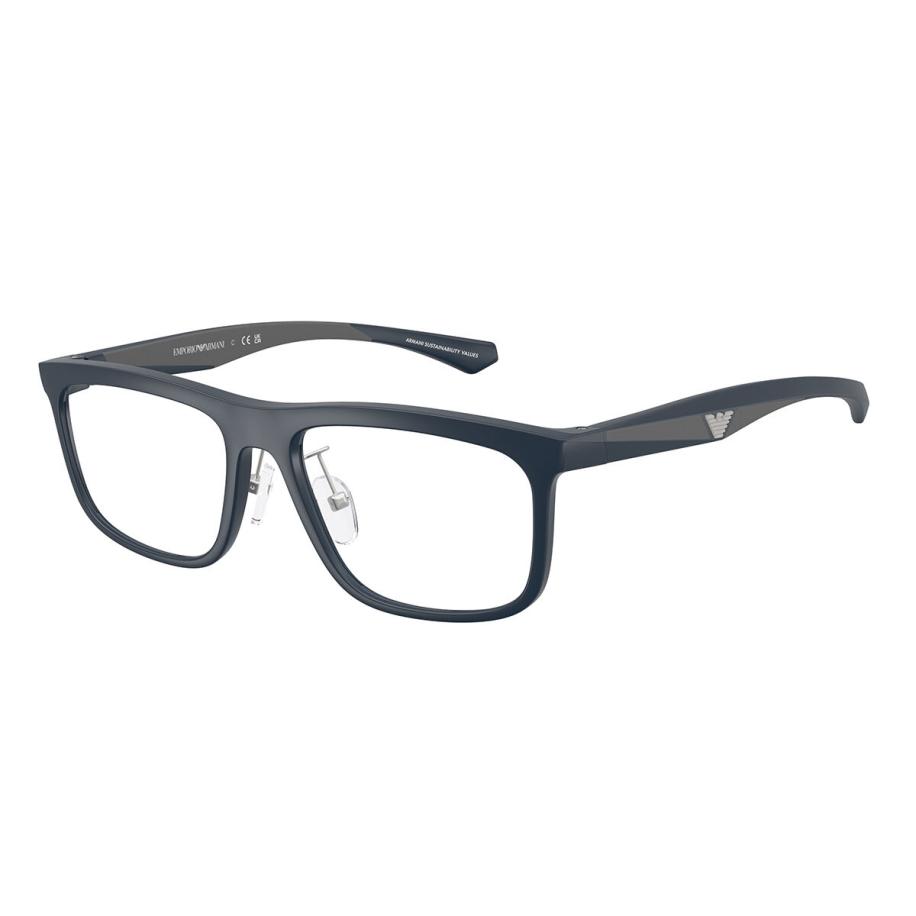Emporio Armani EA3246F Aziatische pasvorm 6185 Blauw Heren Bril