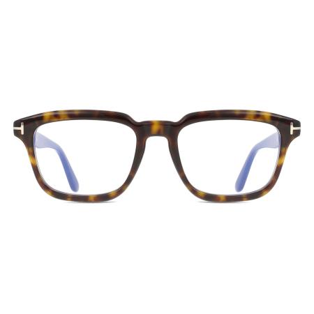 Tom Ford FT6032-B 052 Blauw-Light Block Tortoiseshell Heren Bril