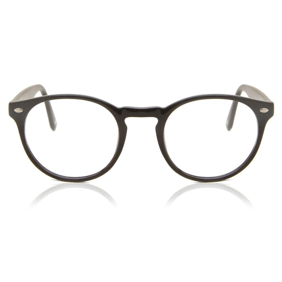 Heren Ovaal Volledige rand Plastic Bruin Bril - Anti-Blauwlichtglazen - SmartBuy Collection