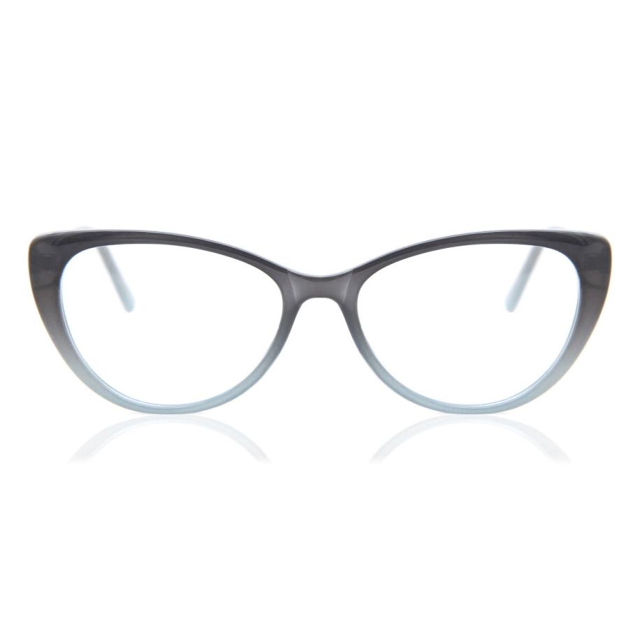 Dames Cat-eye Volledige rand Plastic Grijs Bril - Anti-Blauwlichtglazen - SmartBuy Collection