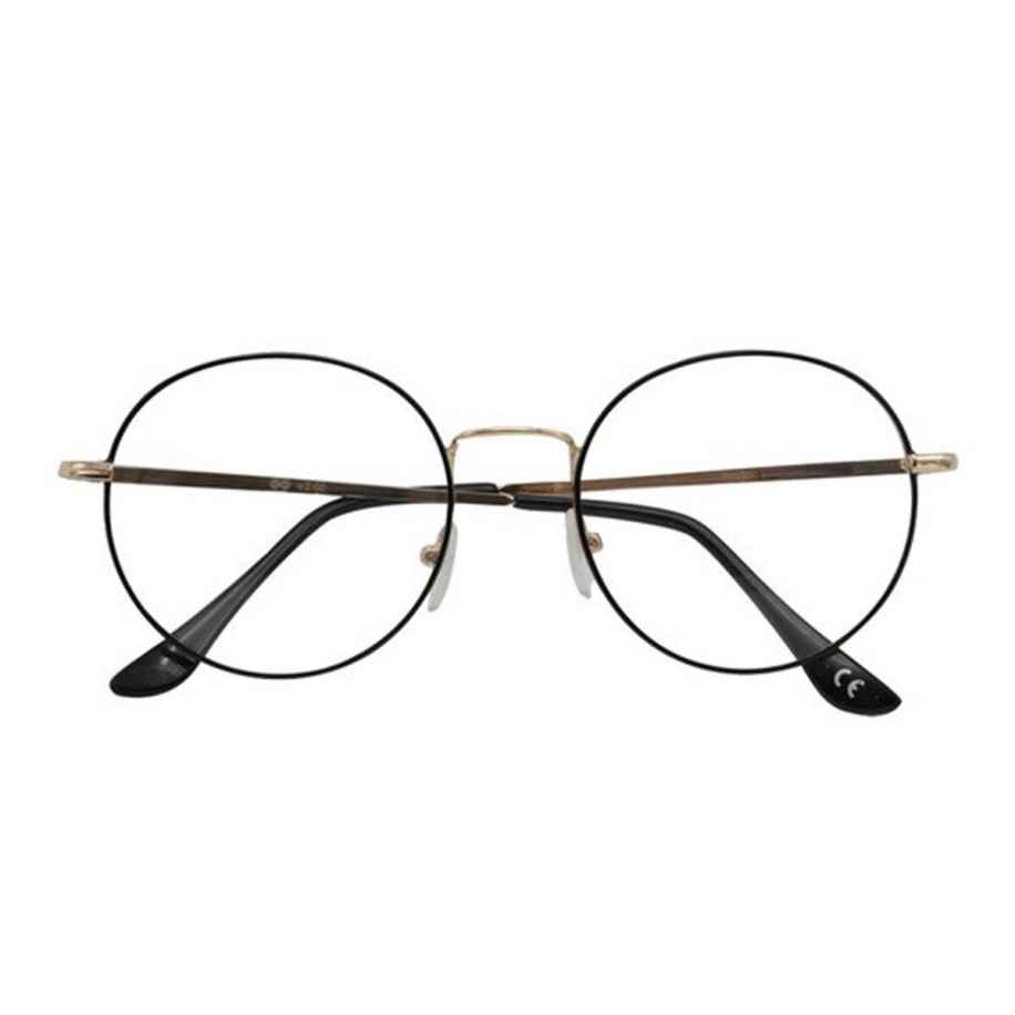 Croon Ringo Shiny Light Goud Zwart Zwart Heren Bril