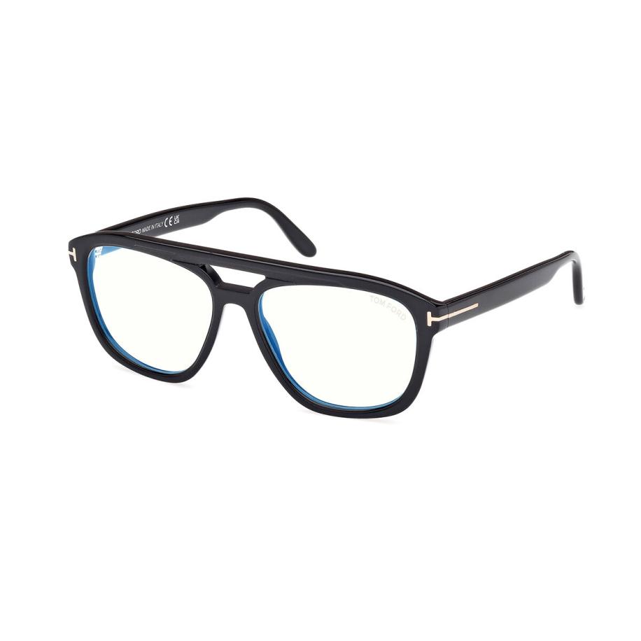 Tom Ford FT6024-B 1 Blauw-Light Block Heren Bril