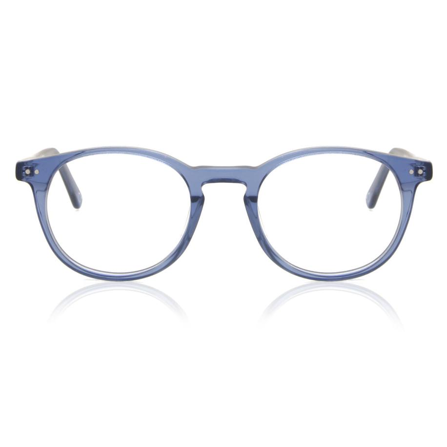 Heren Rond Volledige rand Plastic Blauw Bril - Anti-Blauwlichtglazen - SmartBuy Collection