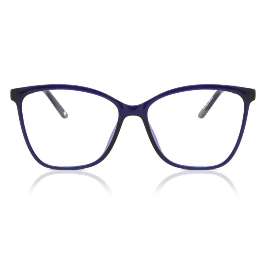Dames Cat-eye Volledige rand Plastic Blauw Bril - Anti-Blauwlichtglazen - SmartBuy Collection