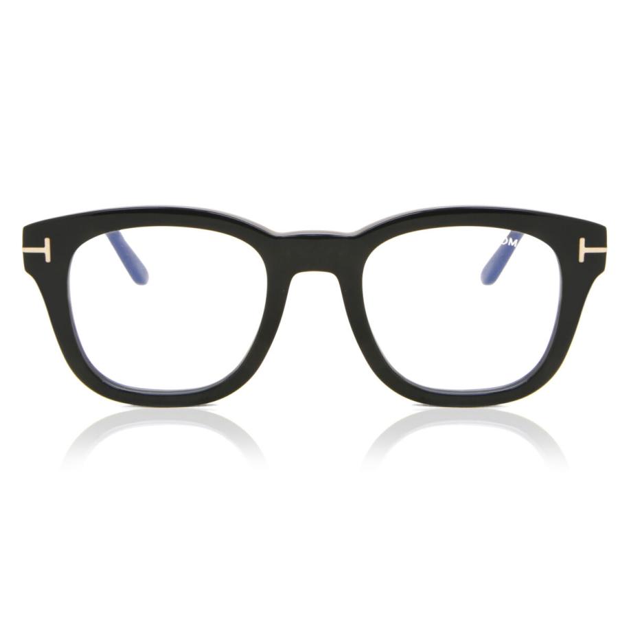 Tom Ford FT5542-B 1 Blauw-Light Block Zwart Heren Bril