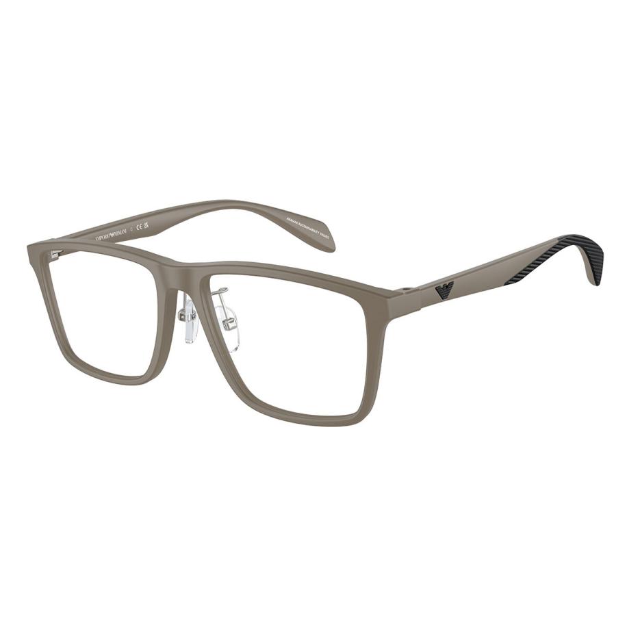 Emporio Armani EA3230F Aziatische pasvorm 5437 Bruin Heren Bril