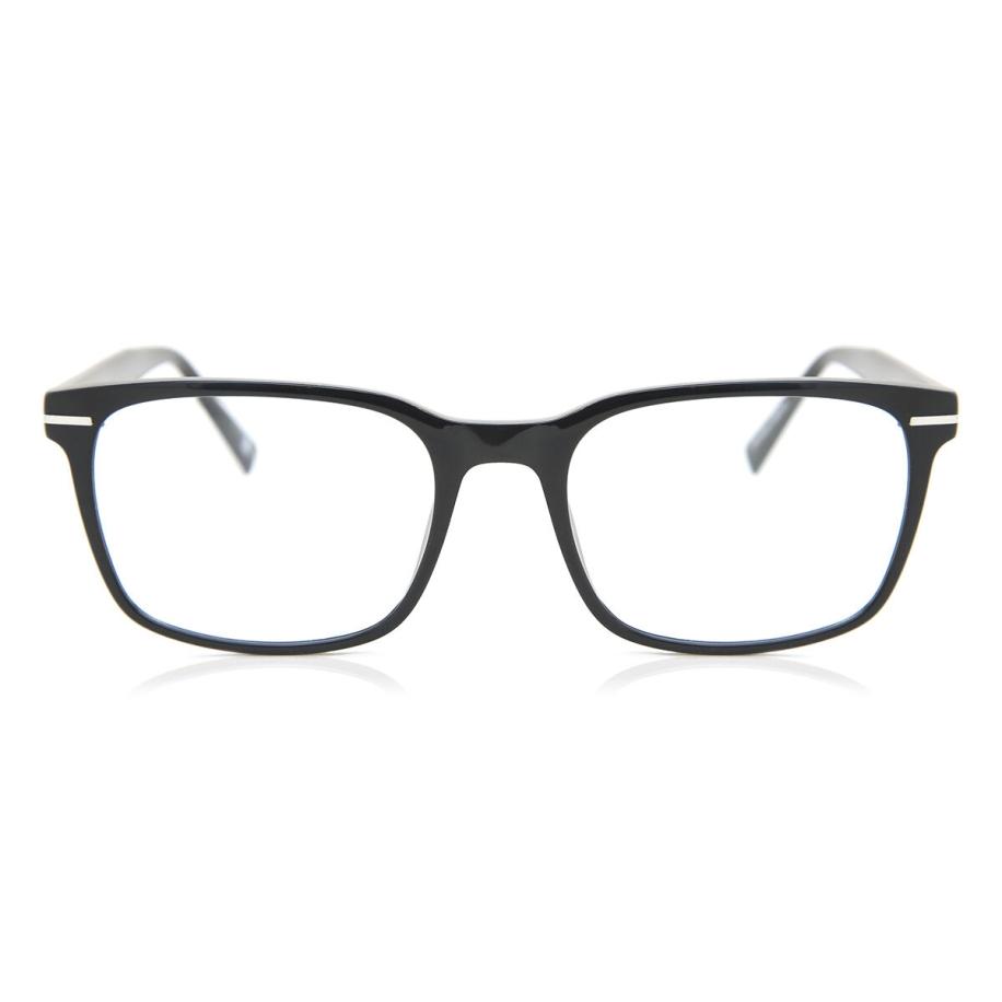 Heren Vierkant Volledige rand Plastic Zwart Bril - Anti-Blauwlichtglazen - SmartBuy Collection