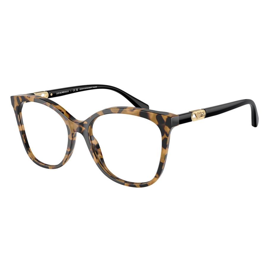 Emporio Armani EA3231F Aziatische pasvorm 6059 Tortoiseshell Dames Bril