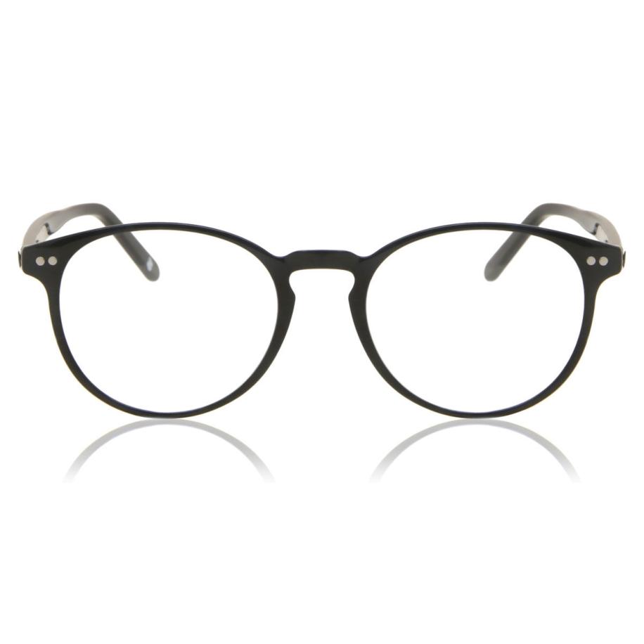Heren Ovaal Volledige rand Plastic Zwart Bril - Anti-Blauwlichtglazen - SmartBuy Collection