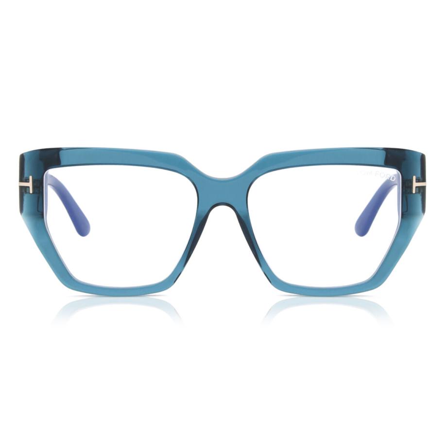Tom Ford FT5951-B 92 Blauw-Light Block Blauw Dames Bril