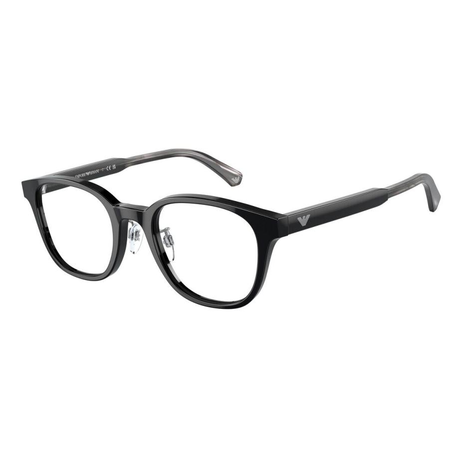 Emporio Armani EA3216D Aziatische pasvorm 5017 Zwart Heren Bril