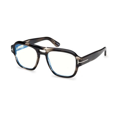 Tom Ford FT6085-B 056 Blauw-Light Block Tortoiseshell Heren Bril