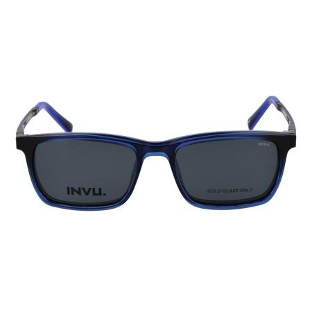 INVU M4003 with Clip-On F Blauw Dames Bril