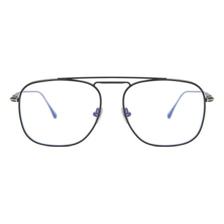 Tom Ford FT5731-B 002 Blauw-Light Block Zwart Heren Bril