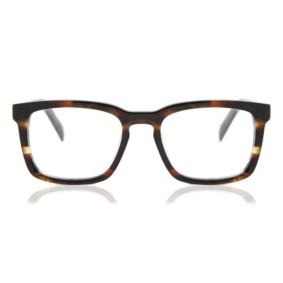 Heren Vierkant Volledige rand Plastic Tortoiseshell Bril - Anti-Blauwlichtglazen - Arise Collective