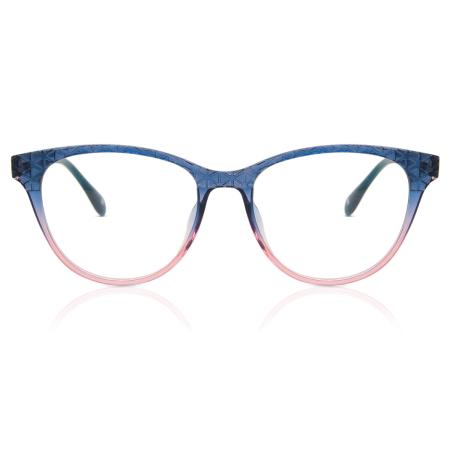 Dames Cat-eye Volledige rand Plastic Groen Bril - Anti-Blauwlichtglazen - Arise Collective