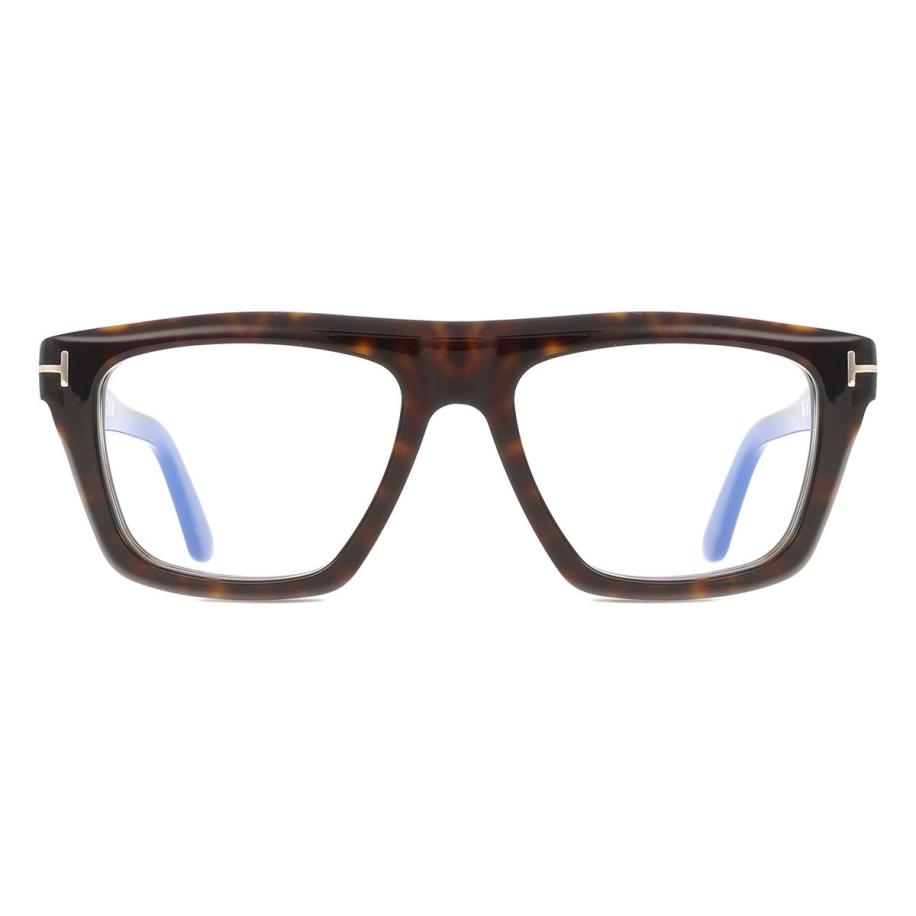 Tom Ford FT6059-B 52 Blauw-Light Block Tortoiseshell Heren Bril