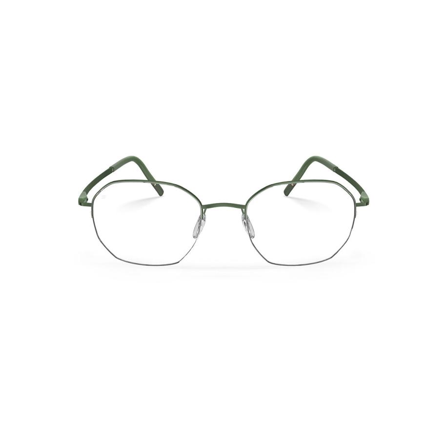 Silhouette Dynamic Dawn 5584/75 5540 Groen Heren Bril