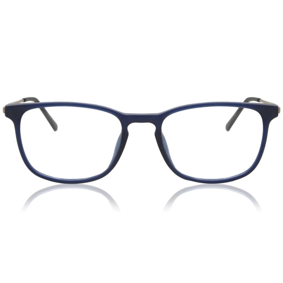 Heren Vierkant Volledige rand Plastic Blauw Bril - Anti-Blauwlichtglazen - SmartBuy Collection