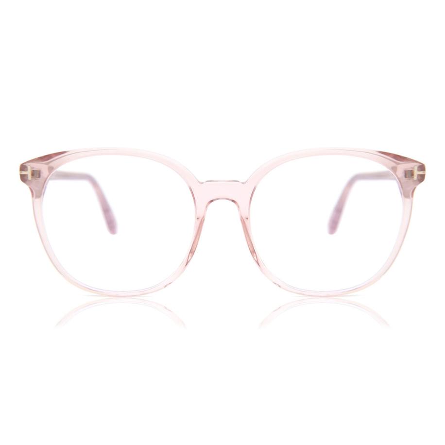 Tom Ford FT5671-B 72 Blauw-Light Block Roze Dames Bril