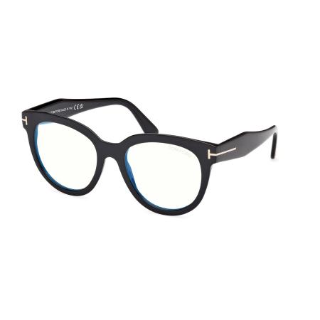 Tom Ford FT5987-B 001 Blauw-Light Block Dames Bril